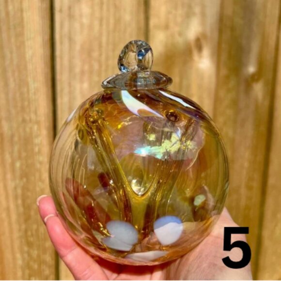 Colorful Mouth Blown Glass Ornaments – GREAT for outdoor spaces! - Picture 5 of 10